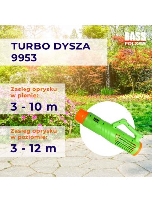 Turbo šoba za škropilnice na baterije