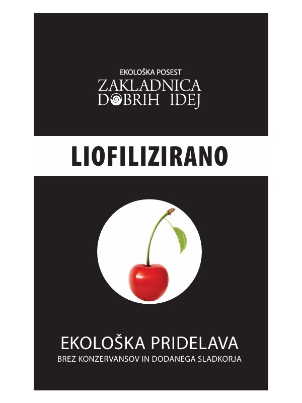 Liofilizirana  ekološka češnja